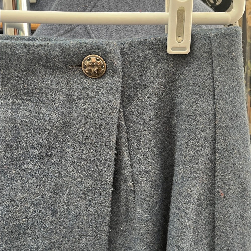 Vintage Express Wool Blend Blanket Wrap Skirt - Picture 3 of 7